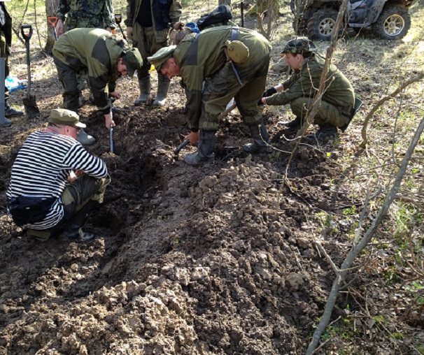 Строится народный мемориал и ведутся раскопки в деревне Веригино Тверской области