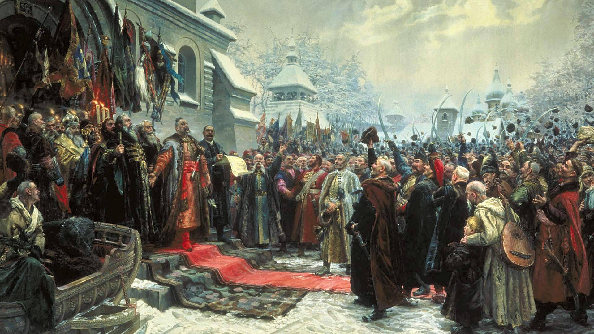Переяславской раде 1654 года. Хмельков Переяславская рада. Переяславская рада 1654 картина.